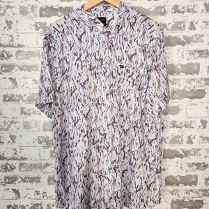 RVCA Thatll Do Splatter Shirt Men XXL Casual Button Down All Over Abstract Print